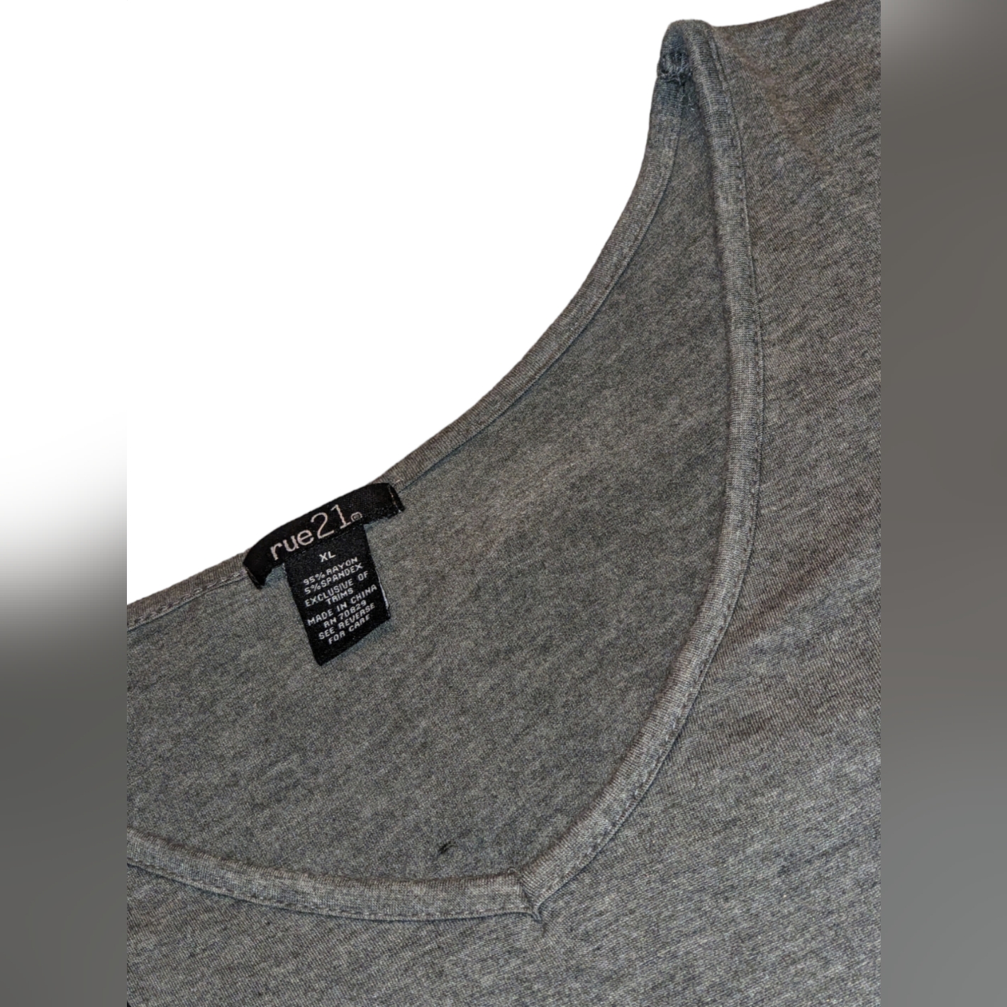 Gray Thin Bodysuit